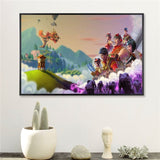 Fortnite 3D Battle Royale Game Canvas Art No Frame