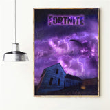 Fortnite 3D Battle Royale Game Canvas Art No Frame