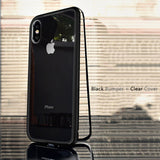 Magnetic Cases For iPhone Tempered Glass Cover