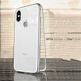 Magnetic Cases For iPhone Tempered Glass Cover