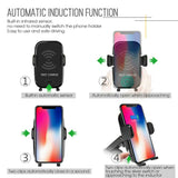 Fast Wireless Car Charger With Sensor Holder