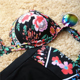 Bikini Sexy Print Push Up Bikinis