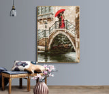 Lovers On The Bridge DIY Painting