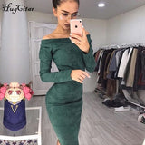 Hugcitar Sued Dress