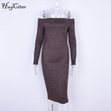 Hugcitar Sued Dress