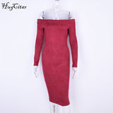 Hugcitar Sued Dress